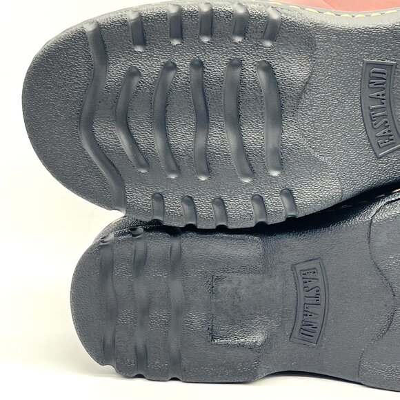 7W 7‎ WIDE WIDTH Eastland Womens Newport Brown Leather Slip On Loafers Shoes - Picture 10 of 12